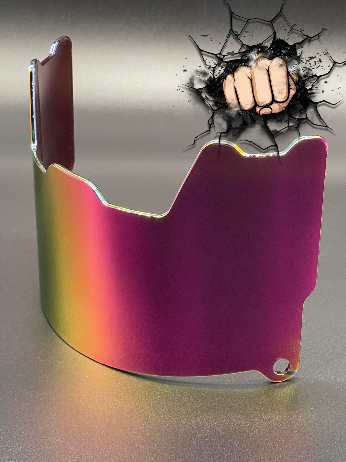 Hot Pink Gold Chrome mirror Full Size Helmet Visor Replica/Speed/Flex Compatible