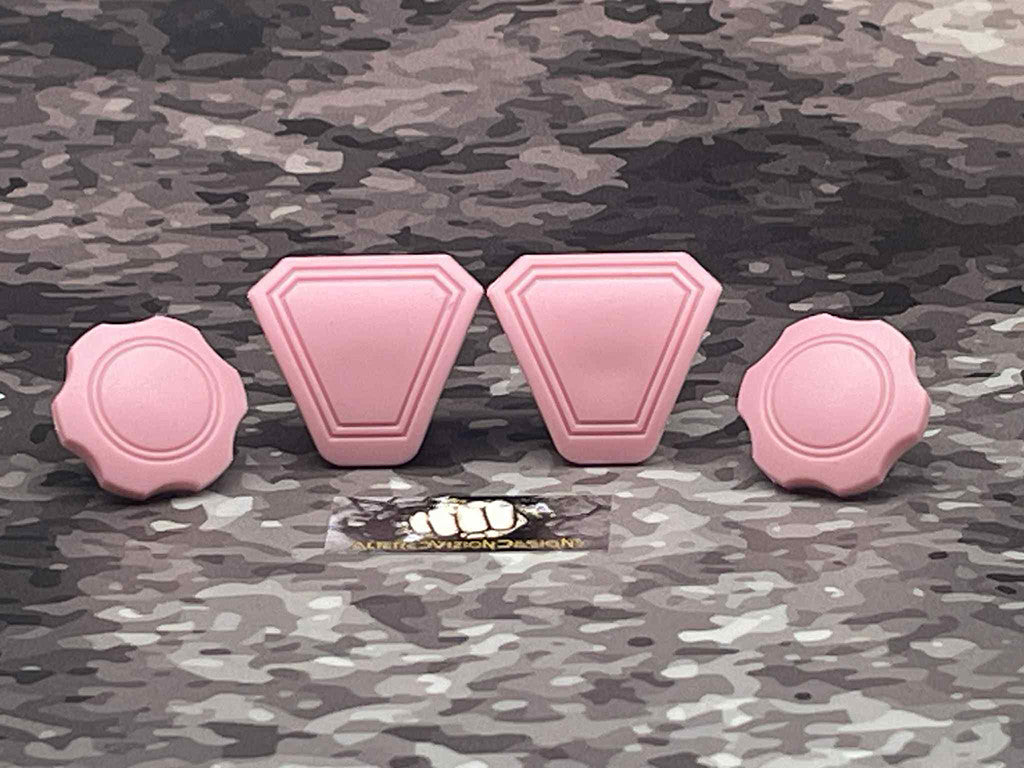 Light Pink Chrome Full Size Visor (Display Only) Replica/Speed/Flex Compatible
