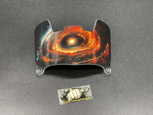 Galaxy Nebula Custom Mini Helmet Visor (Hard Style) Riddell Compatible