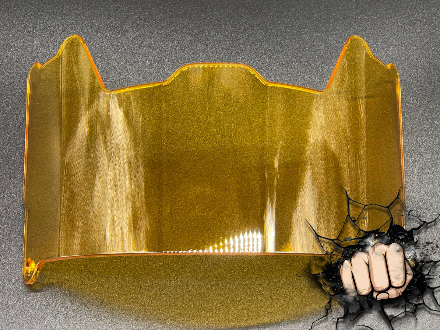 Clear Yellow Full Size Helmet Visor Replica/Speed/Flex Compatible