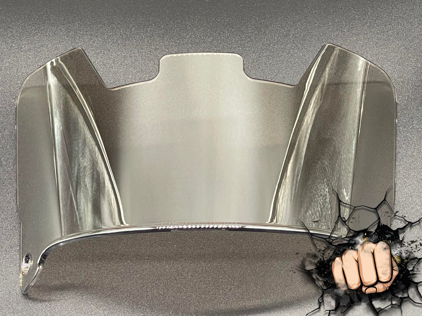 Ice Clear Silver Chrome Full Size Helmet Visor Replica/Speed/Flex Compatible