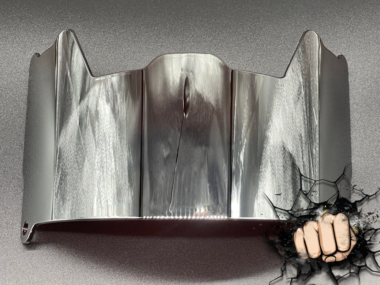 Dark Silver Chrome mirror Full Size Helmet Visor Riddell Speed/Flex Compatible