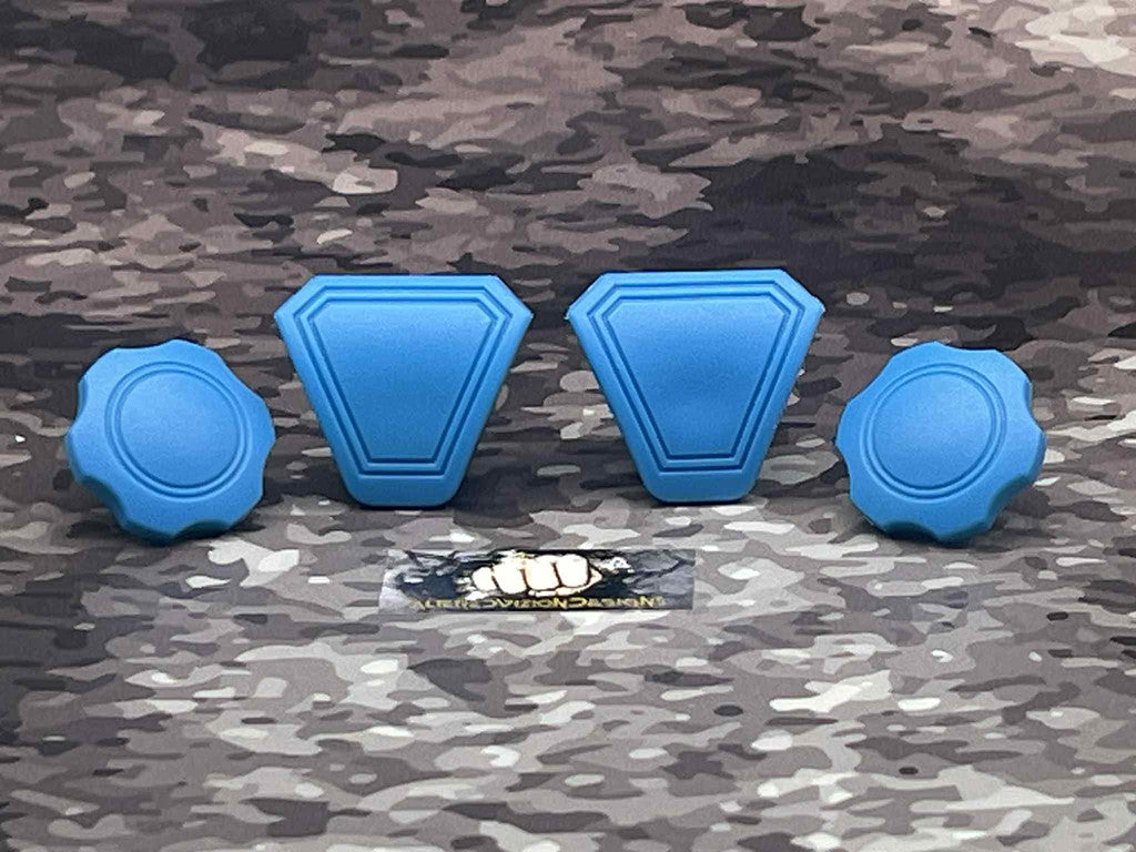 Gold Chrome Full Size Visor (Display Only) Replica/Speed/Flex Compatible