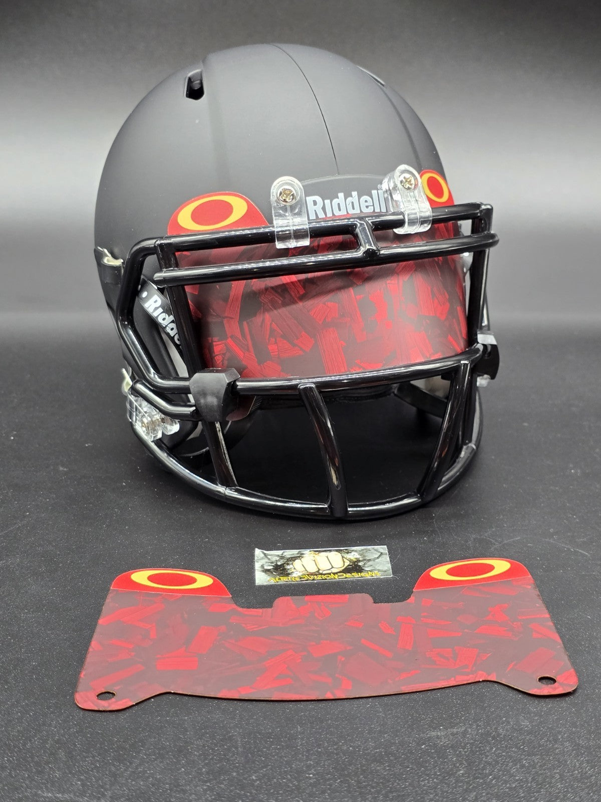 Oakley Matte Flexi-Style Mini Helmet Visor - Riddell Speed Authentic compatible