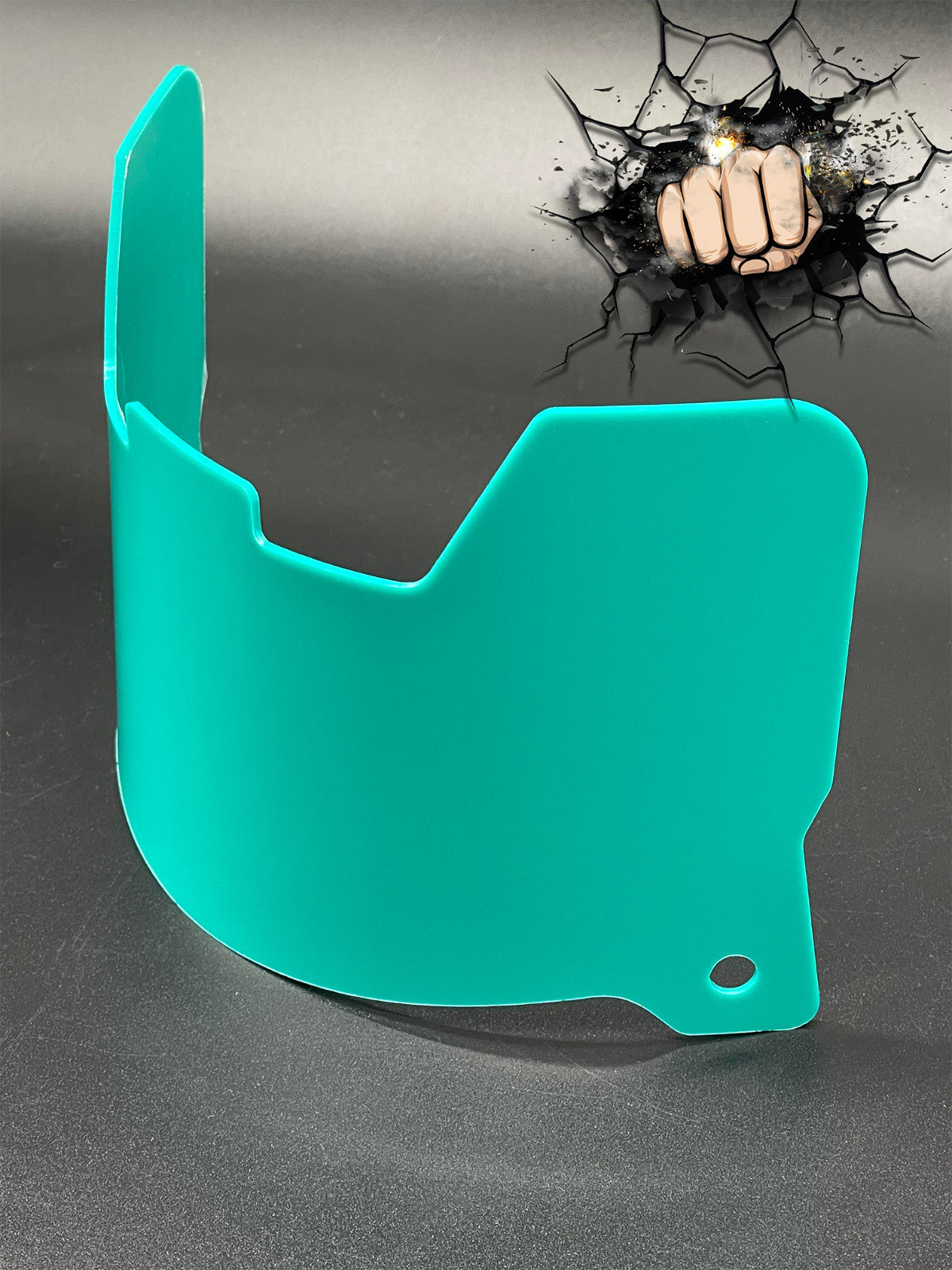 Teal Green Full Size Visor (Display Only) Replica/Speed/Flex Compatible