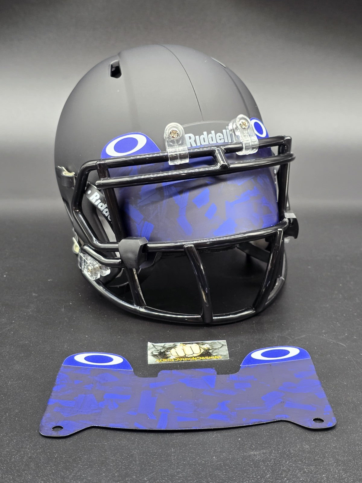 Oakley Matte Flexi-Style Mini Helmet Visor - Riddell Speed Authentic compatible