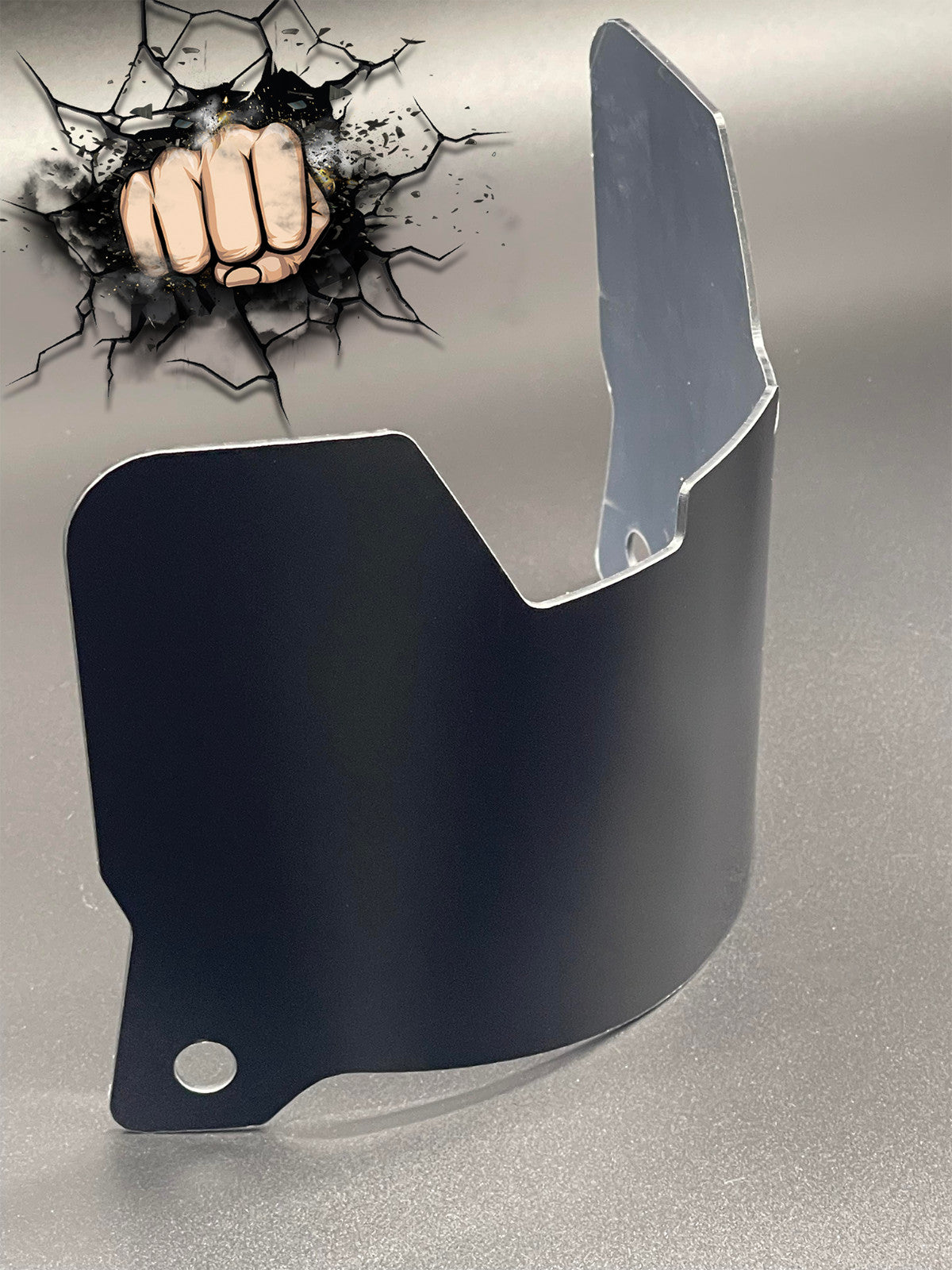 Gloss Black Full Size Visor (Display Only) Replica/Speed/Flex Compatible