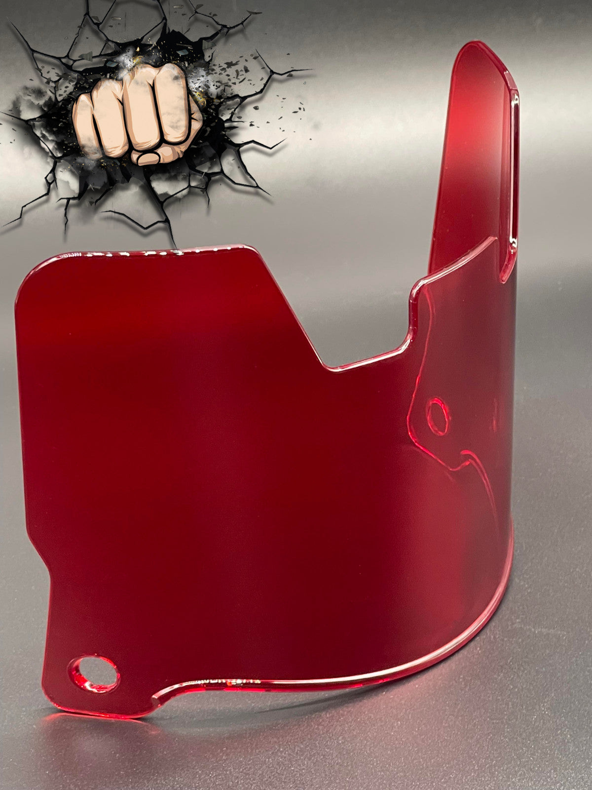 Clear Red Full Size Helmet Visor Replica/Speed/Flex Compatible