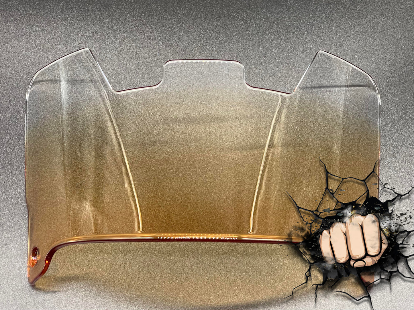 Clear Gold Fade Full Size Helmet Visor Replica/Speed/Flex Compatible