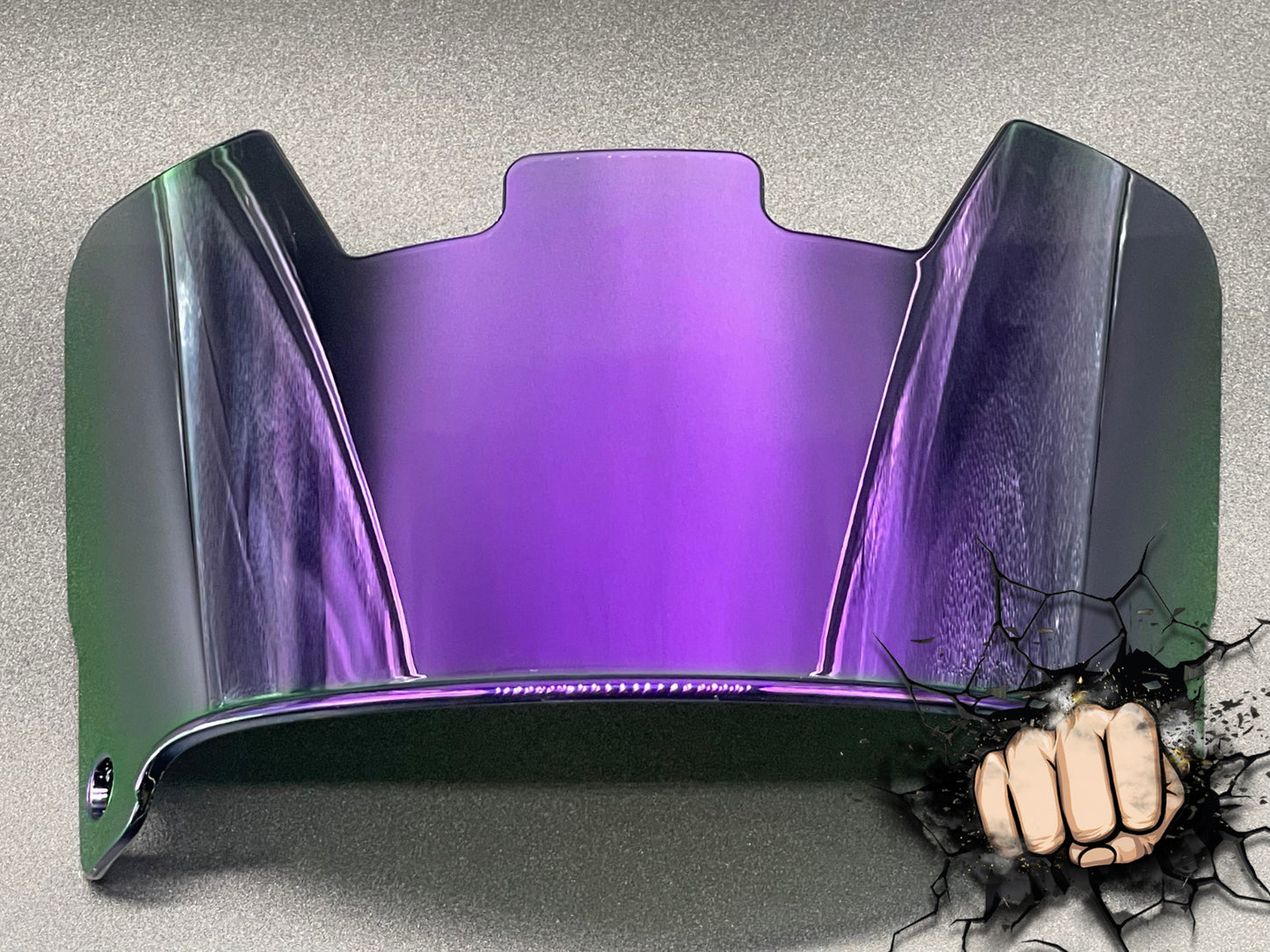 Purple Haze Chrome mirror Full Size Helmet Visor Replica/Speed/Flex Compatible
