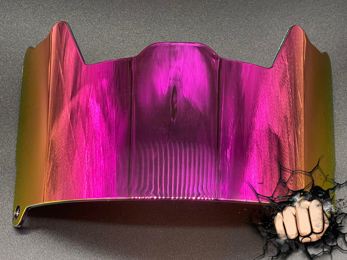 Hot Pink Gold Chrome mirror Full Size Helmet Visor Replica/Speed/Flex Compatible