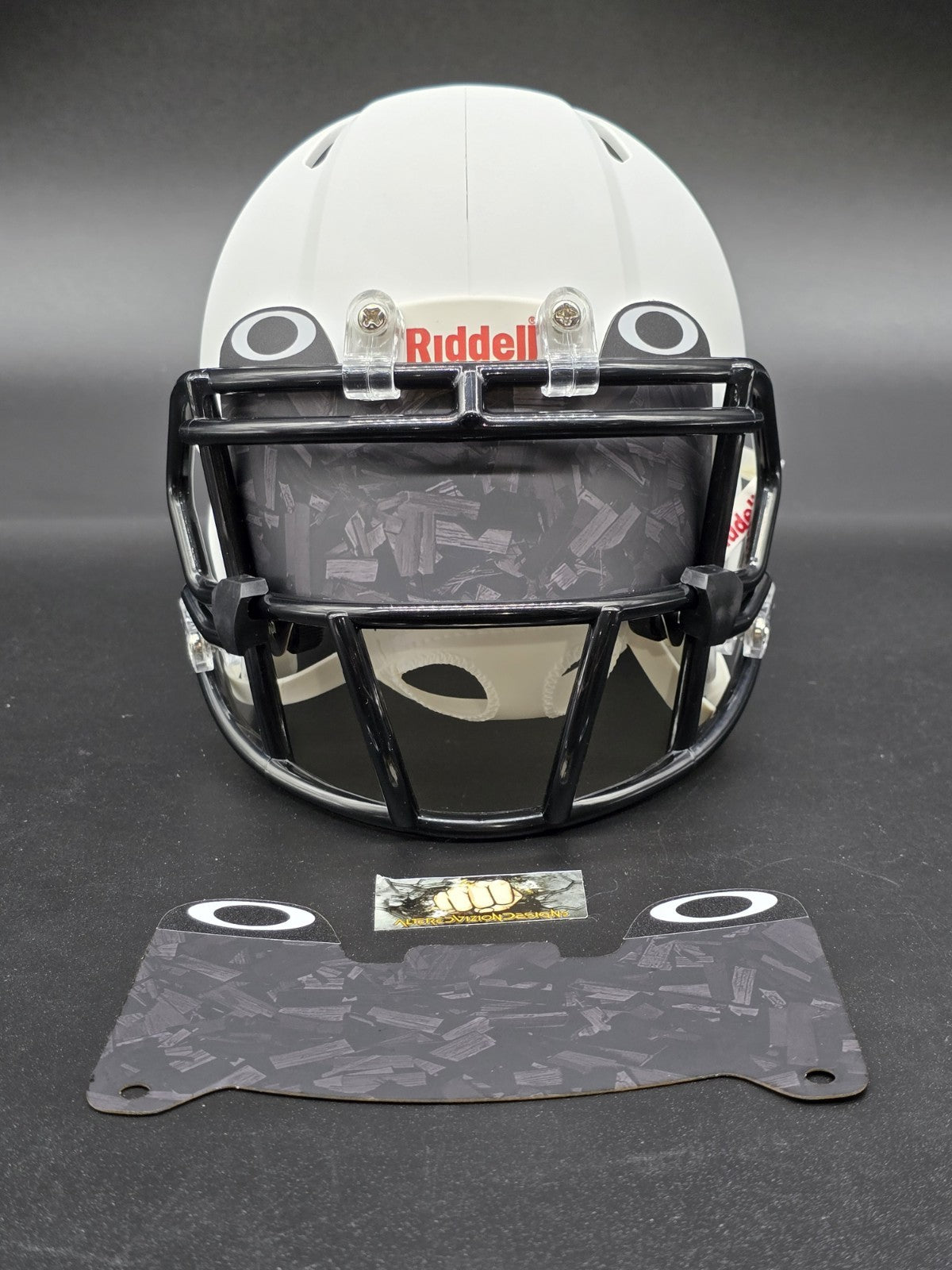Oakley Matte Flexi-Style Mini Helmet Visor - Riddell Speed Authentic compatible