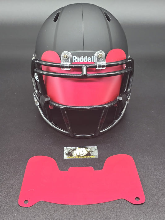Custom Pink Blaze Mini Helmet Visor (Thin Flexi Style)  Riddell compatible