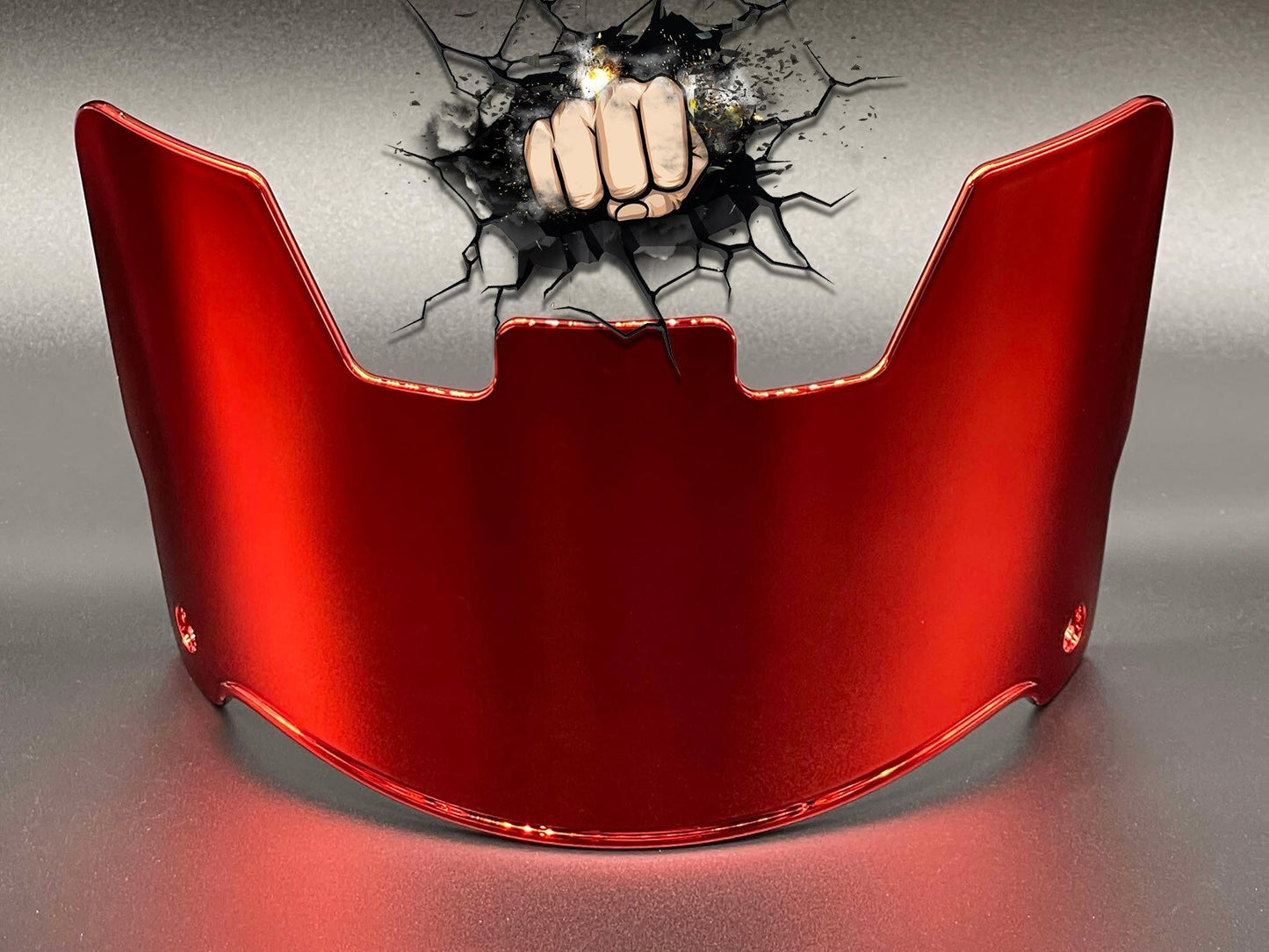 UV Chrome Plated Full Size Visor (Display Only) Replica,Speed,Schutt,Flex, Etc..