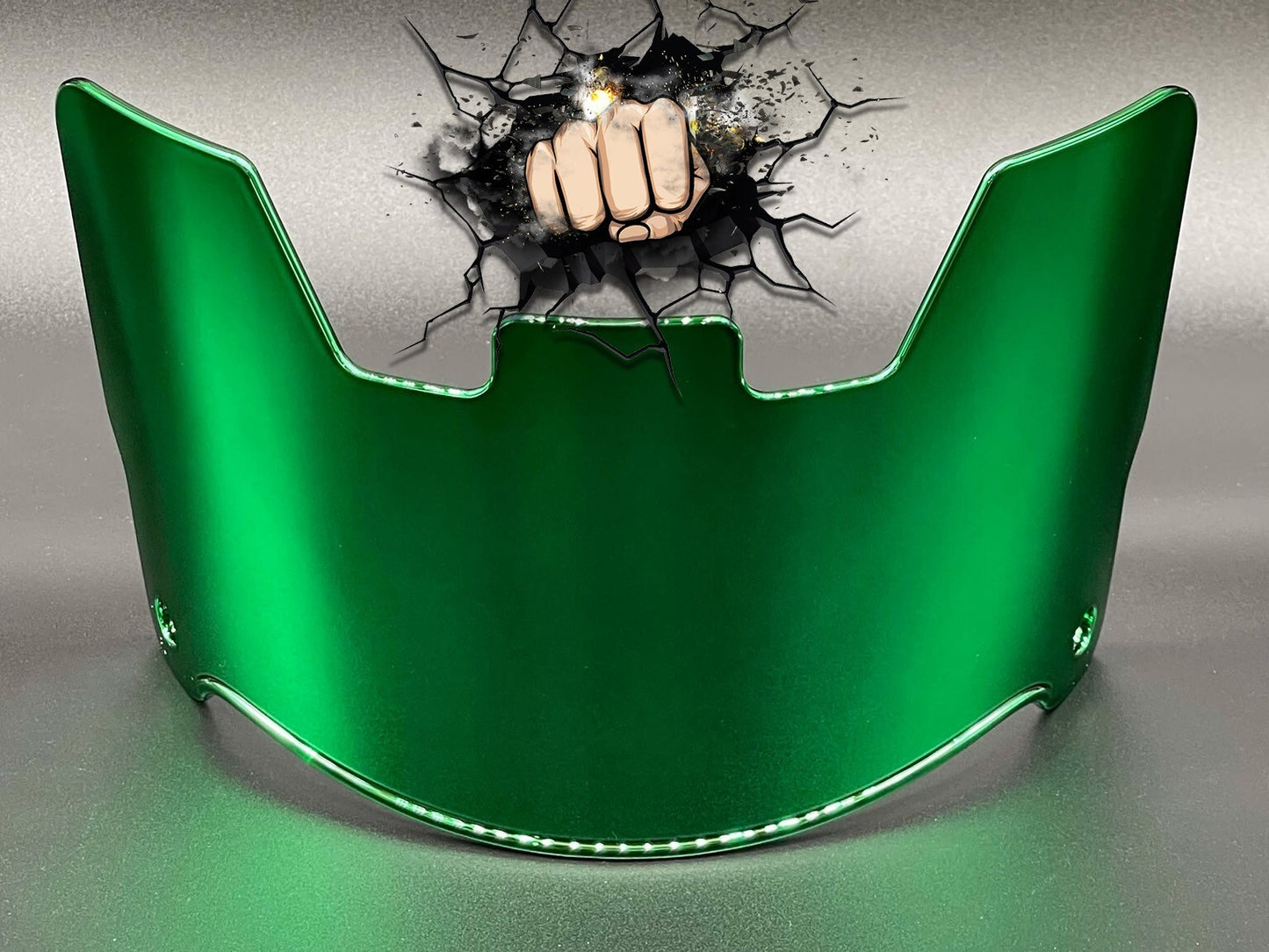UV Chrome Plated Full Size Visor (Display Only) Replica,Speed,Schutt,Flex, Etc..