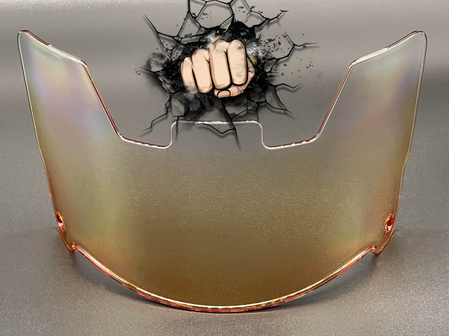 Clear Gold Fade Full Size Helmet Visor Replica/Speed/Flex Compatible