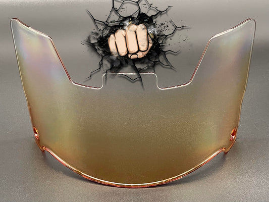 Clear Gold Fade Full Size Helmet Visor Replica/Speed/Flex Compatible