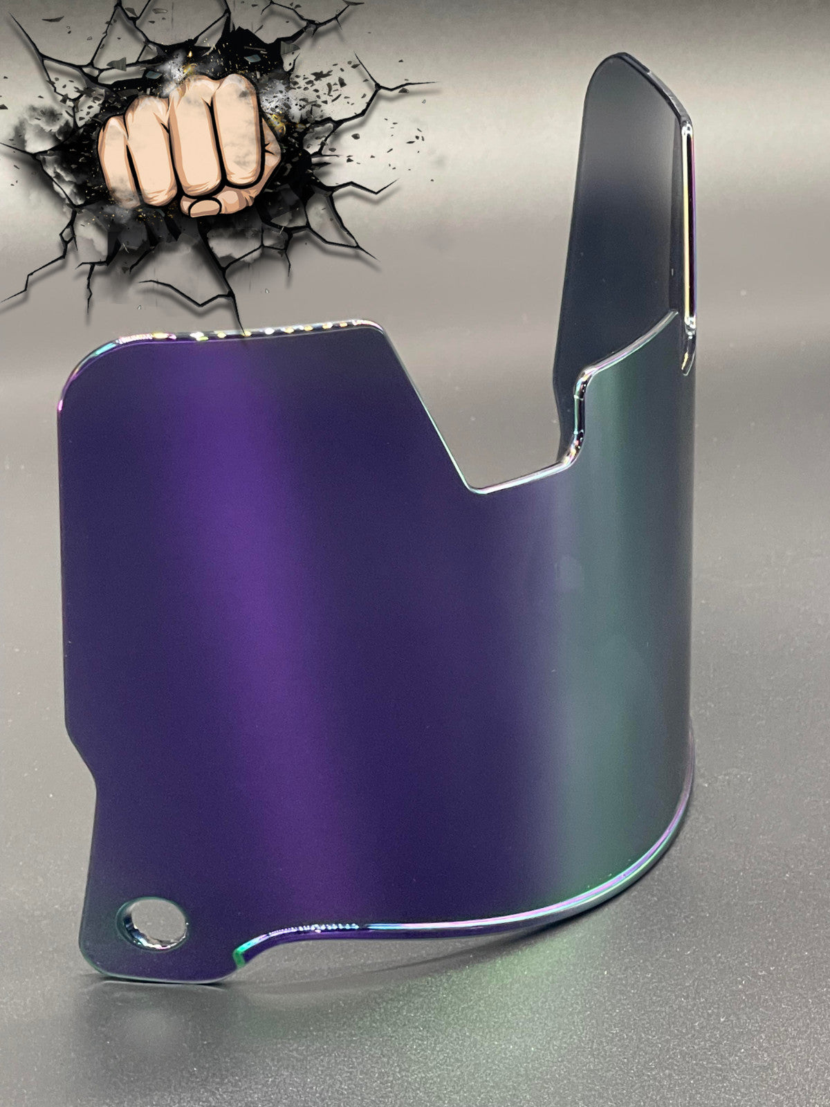 Purple Haze Chrome mirror Full Size Helmet Visor Replica/Speed/Flex Compatible
