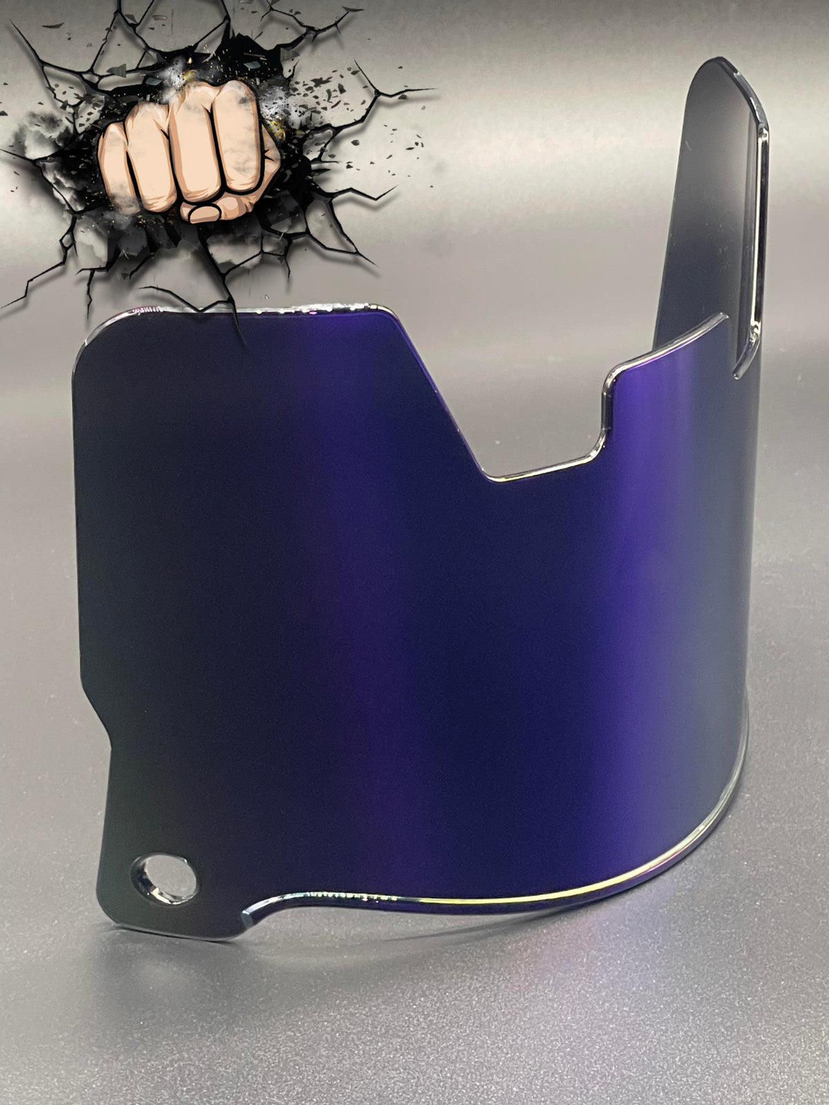 Dark Blue Chrome mirror Full Size Helmet Visor Replica/Speed/Flex Compatible