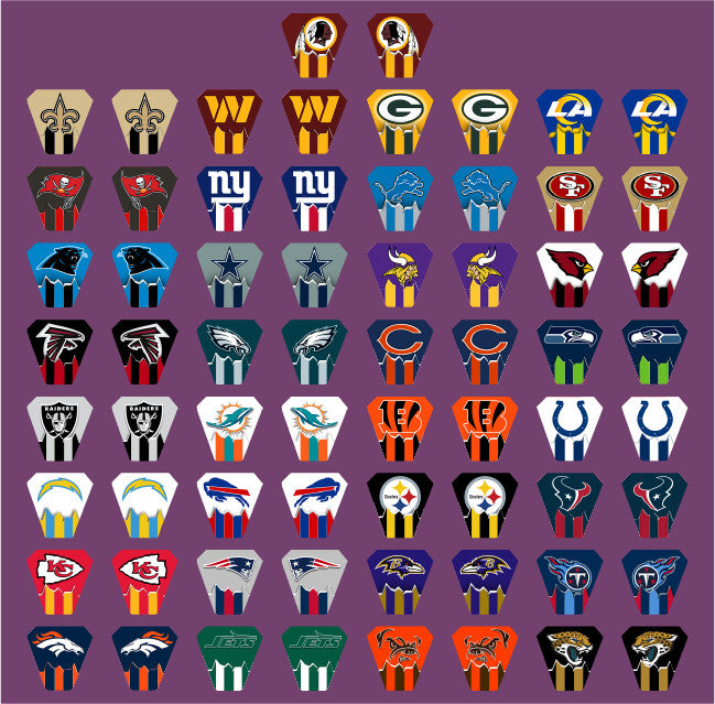 Custom Pink Blaze Mini Helmet Visor (Thin Flexi Style) Riddell compatible