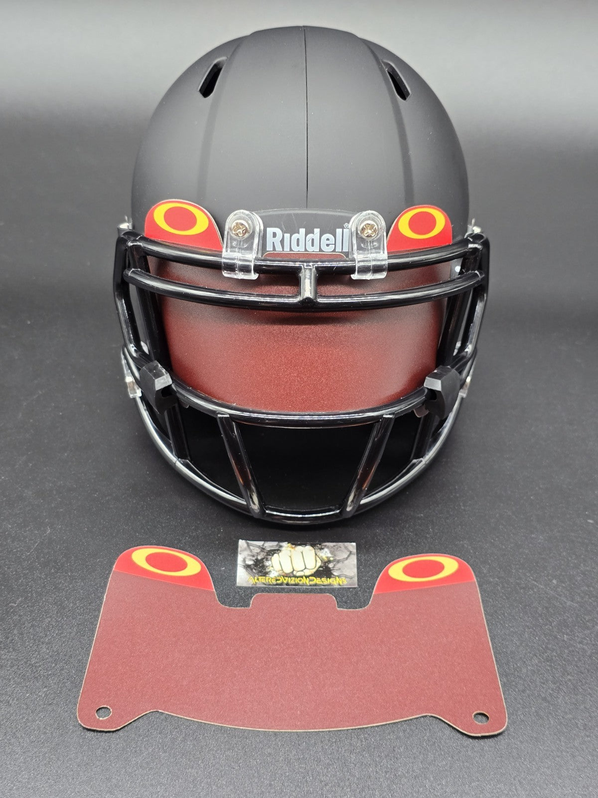 Oakley Matte Flexi-Style Mini Helmet Visor - Riddell Speed Authentic compatible