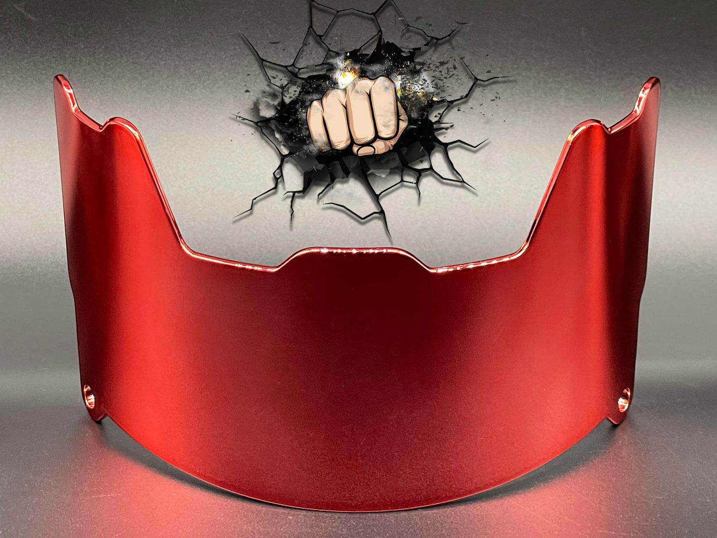 UV Chrome Plated Full Size Visor (Display Only) Replica,Speed,Schutt,Flex, Etc..