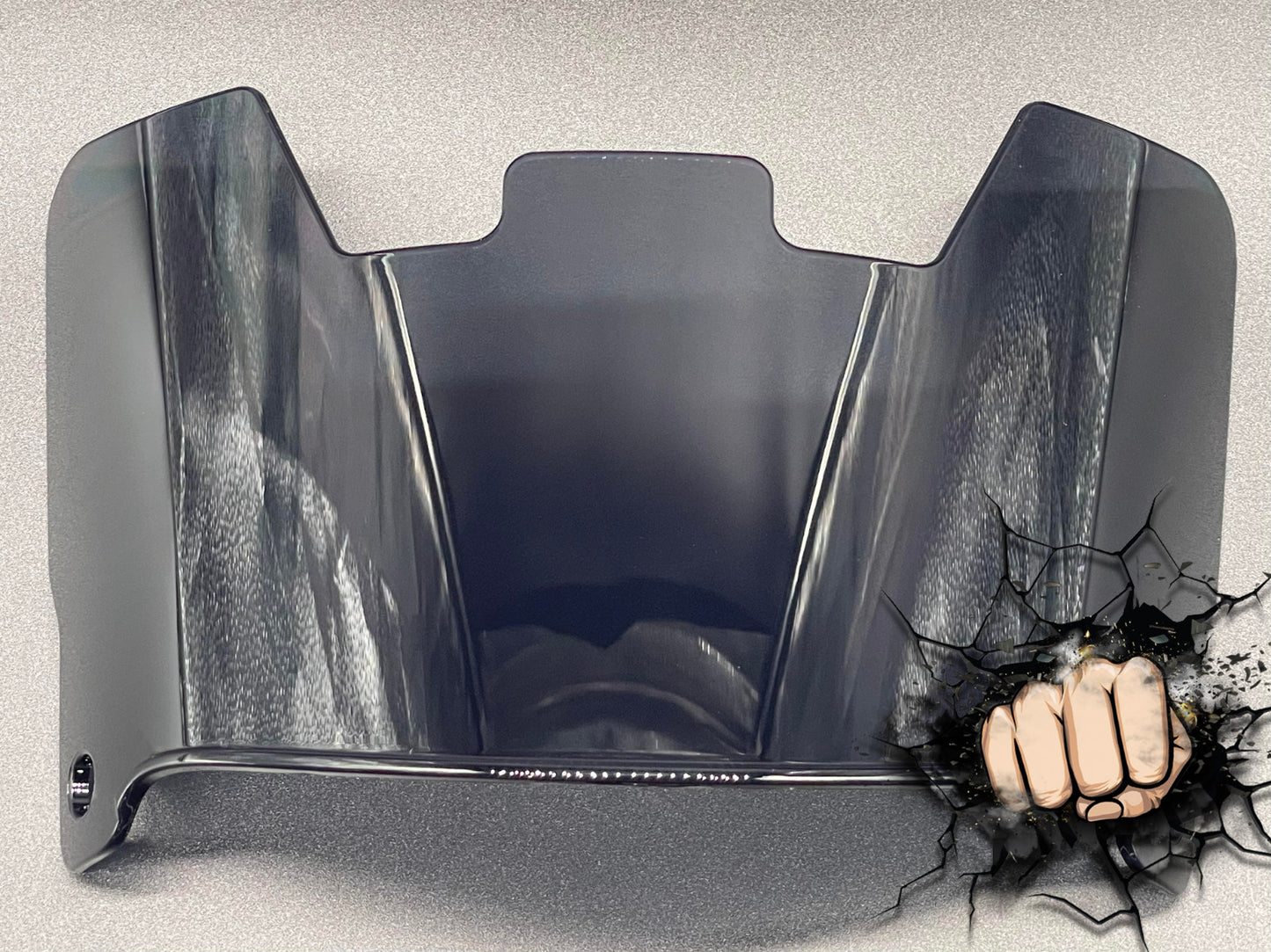 Clear Black Gloss Full Size Helmet Visor Replica/Speed/Flex Compatible