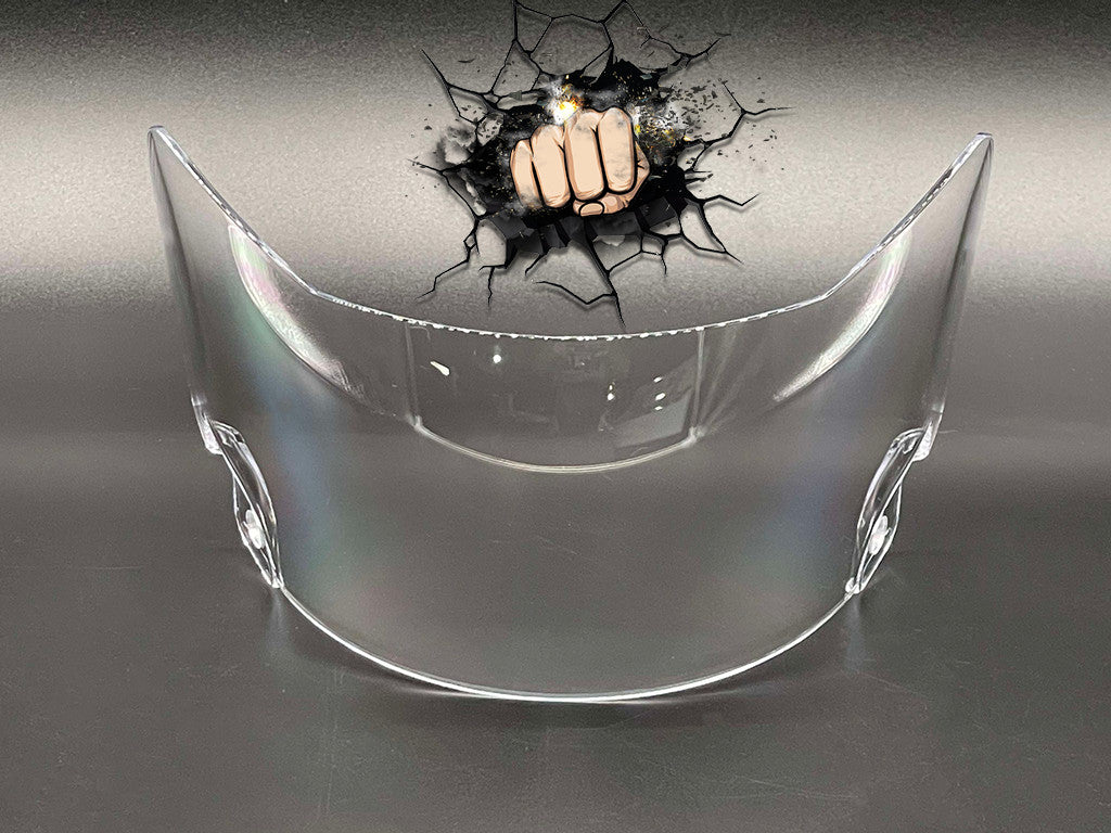 Full Size "Shoc Replica" Helmet Visors with Anti-Fog Coating (Riddell Flex, F7)