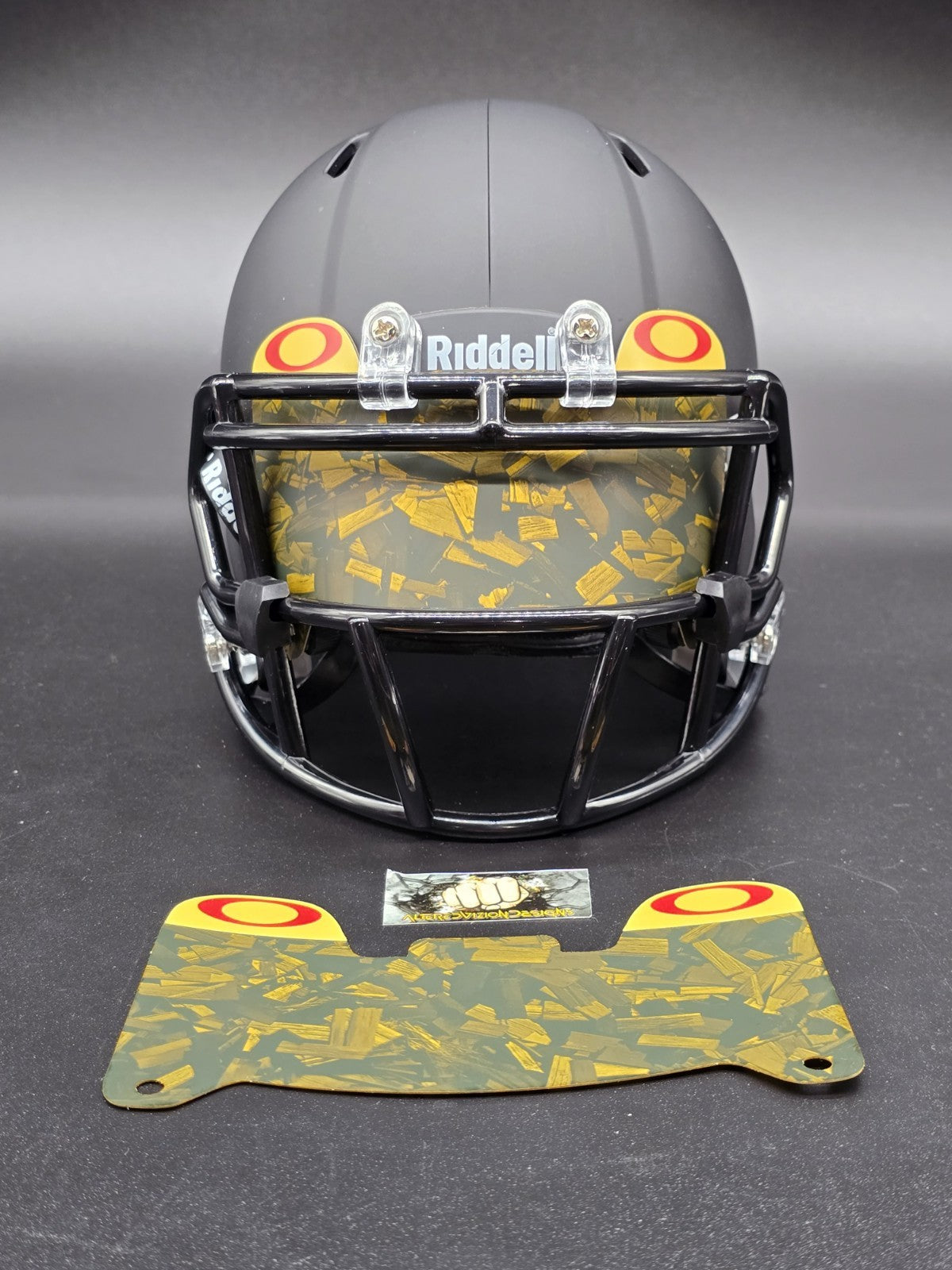 Oakley Matte Flexi-Style Mini Helmet Visor - Riddell Speed Authentic compatible