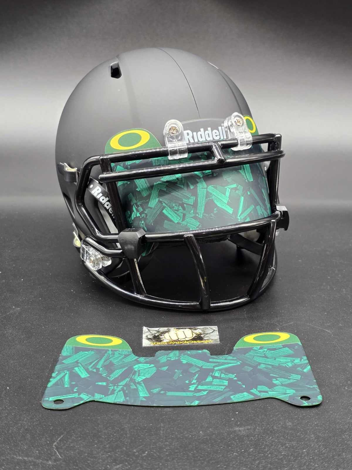 Oakley Matte Flexi-Style Mini Helmet Visor - Riddell Speed Authentic compatible
