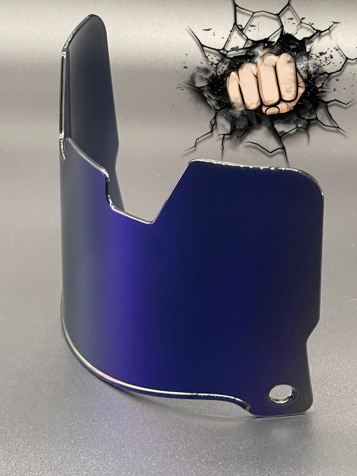 Dark Blue Chrome mirror Full Size Helmet Visor Replica/Speed/Flex Compatible