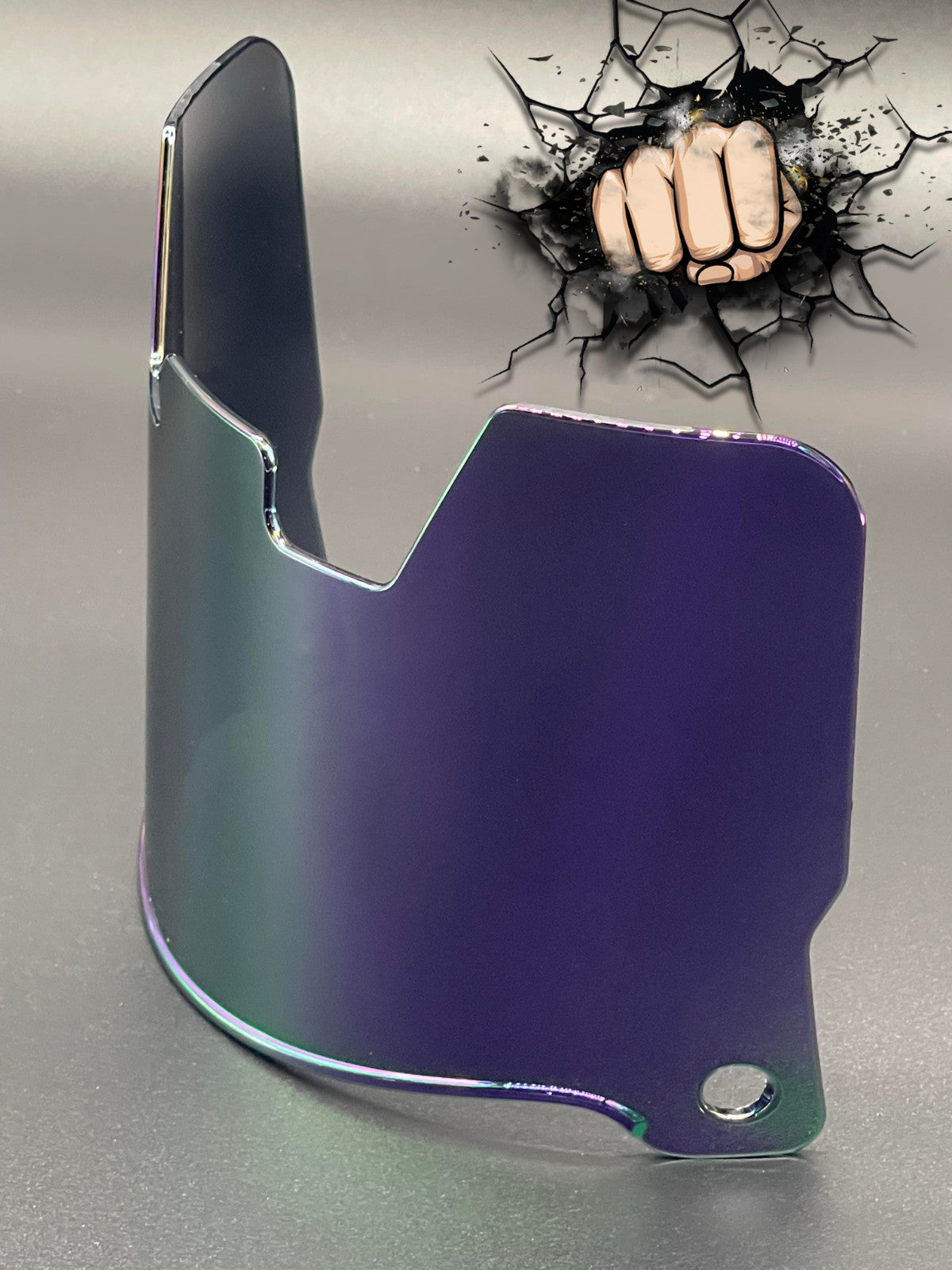 Purple Haze Chrome mirror Full Size Helmet Visor Replica/Speed/Flex Compatible