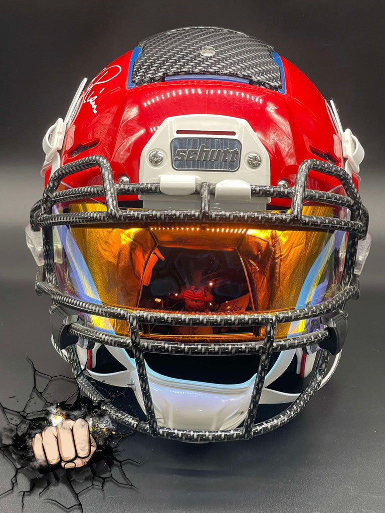 Full Size "Shoc Replica" Helmet Visors with Anti-Fog Coating (Riddell Flex, F7)