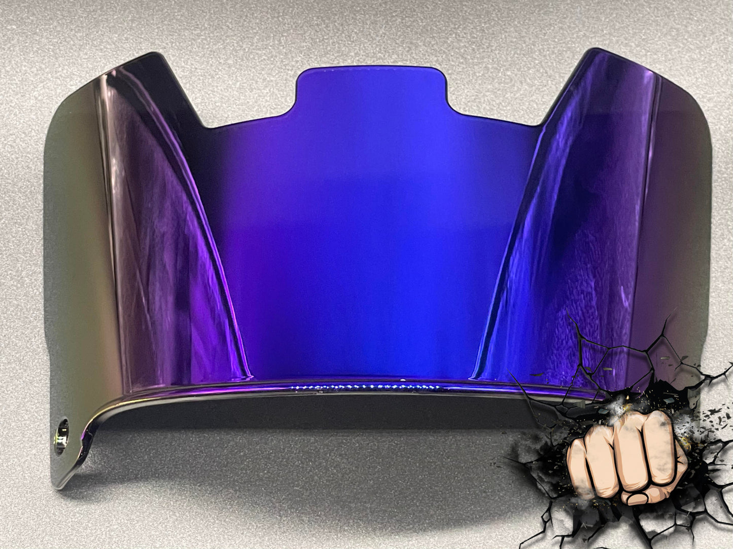 Dark Blue Chrome mirror Full Size Helmet Visor Replica/Speed/Flex Compatible