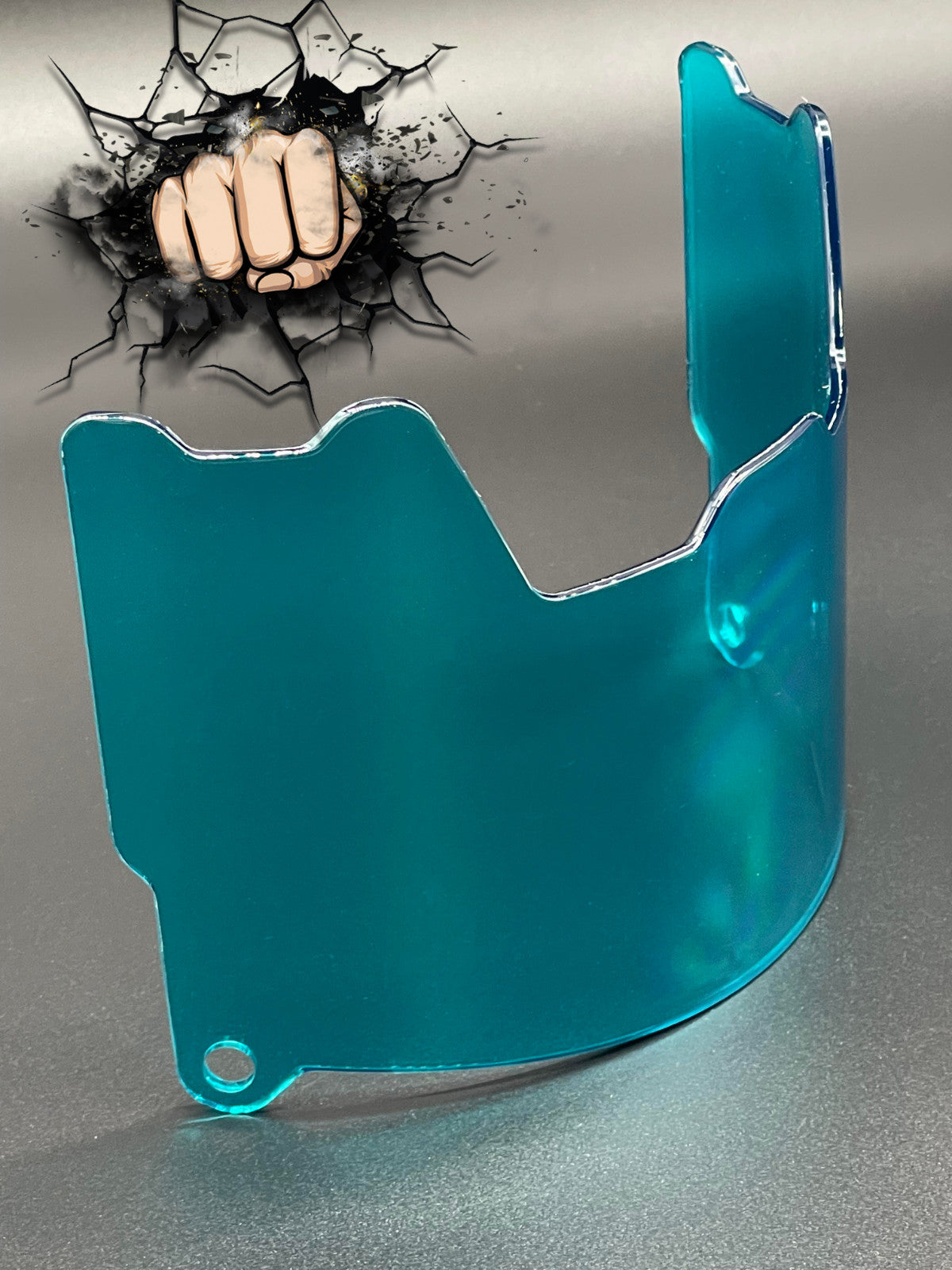 Clear Aqua Teal Full Size Helmet Visor Replica/Speed/Flex Compatible
