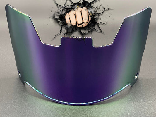 Purple Haze Chrome mirror Full Size Helmet Visor Replica/Speed/Flex Compatible