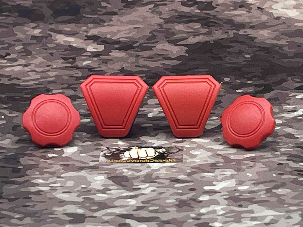 Crimson Red  Chrome Full Size Visor (Display Only) Replica/Speed/Flex Compatible