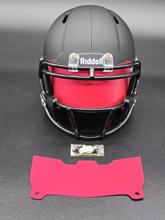 Custom Pink Blaze Mini Helmet Visor (Thin Flexi Style)  Riddell compatible