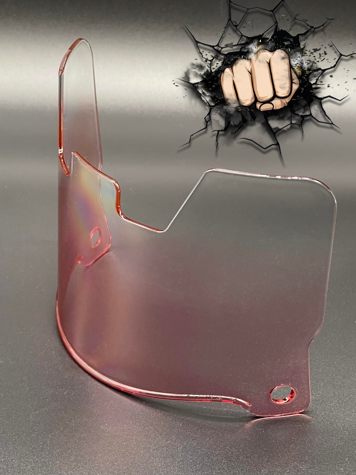 Clear Pink Fade Full Size Helmet Visor Replica/Speed/Flex Compatible