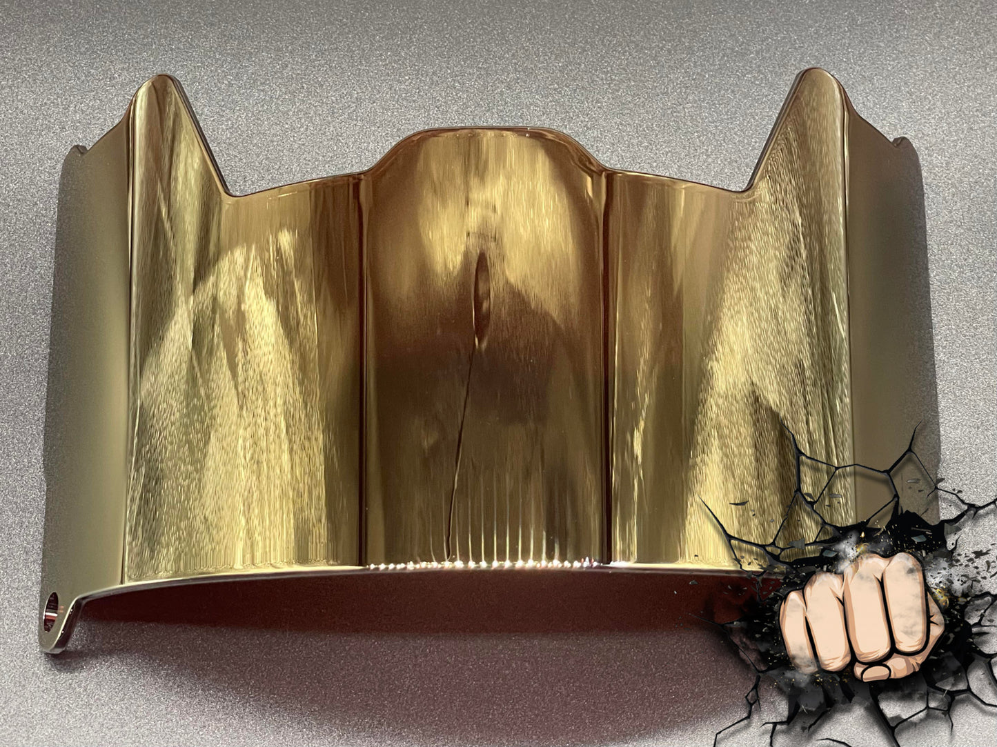 Dark Gold Chrome mirror Full Size Helmet Visor Replica/Speed/Flex Compatible