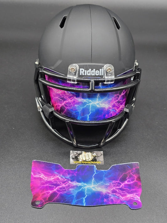 Custom Cosmic Sky Mini Helmet Visor (Thin Flexi Style)  Riddell compatible