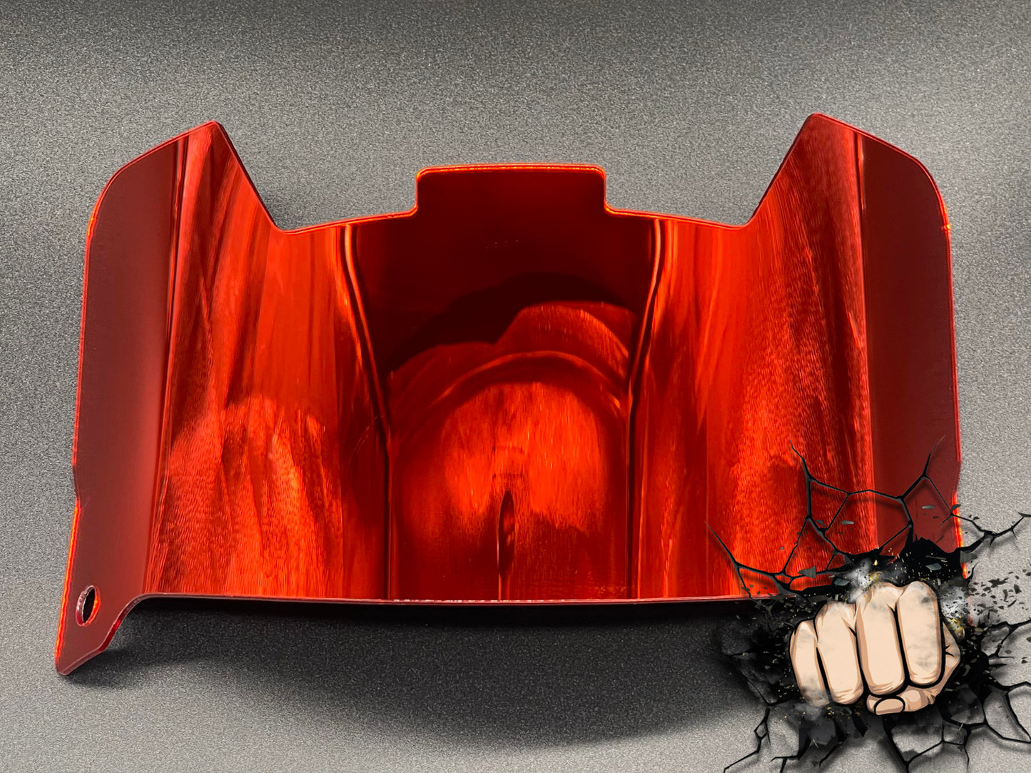 Red Chrome Full Size Helmet Visor (Display Only) Replica/Speed/Flex Compatible