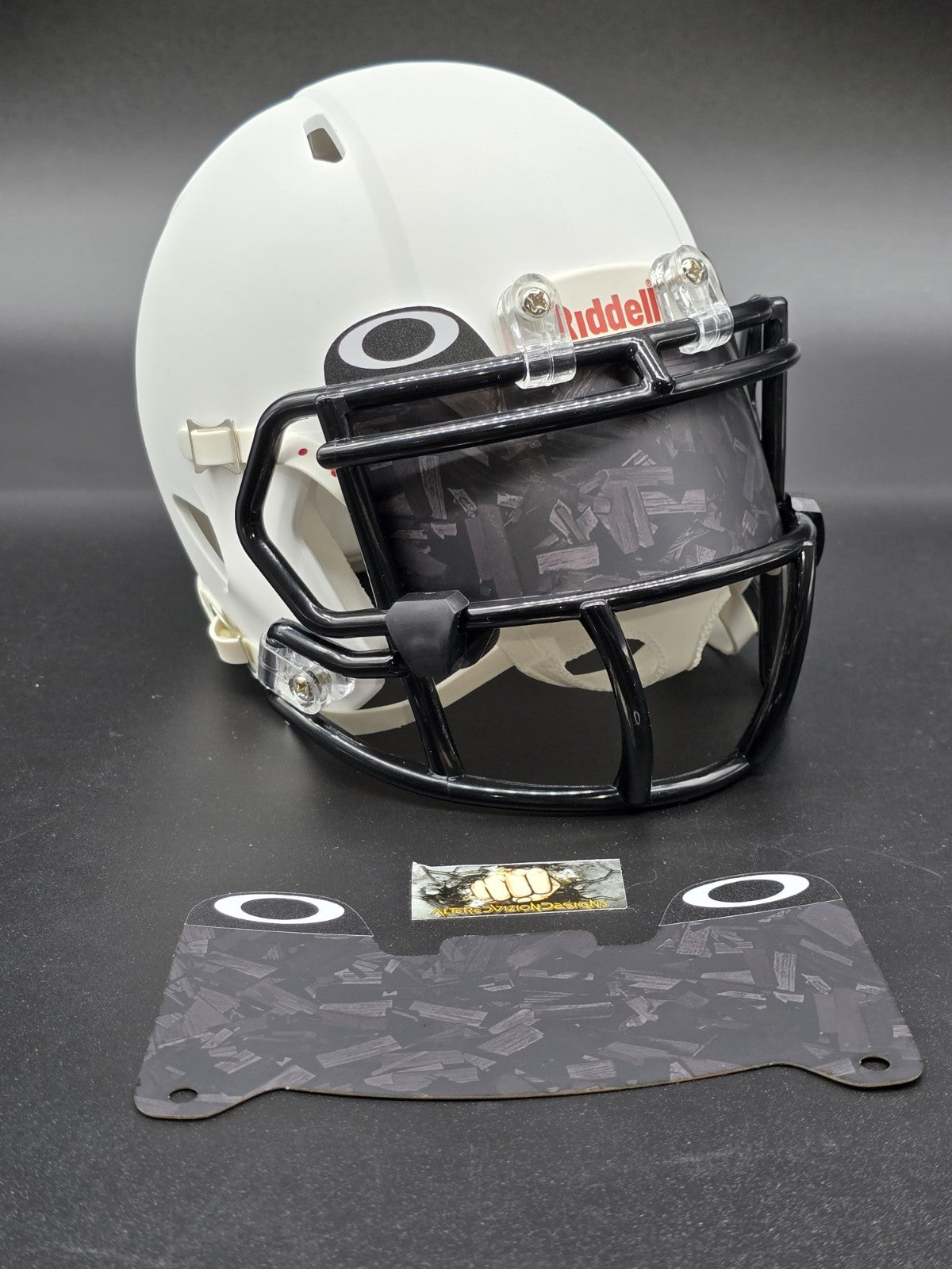 Oakley Matte Flexi-Style Mini Helmet Visor - Riddell Speed Authentic compatible