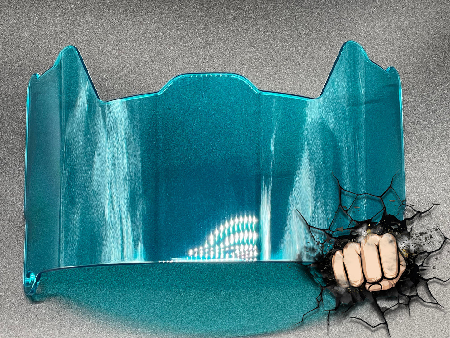 Clear Aqua Teal Full Size Helmet Visor Replica/Speed/Flex Compatible