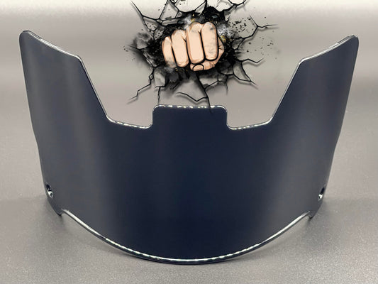 Clear Black Gloss Full Size Helmet Visor Replica/Speed/Flex Compatible