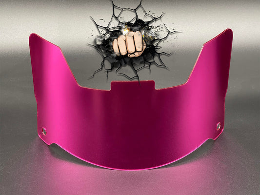 Hot Pink Chrome Full Size Visor (Display Only) Replica/Speed/Flex Compatible