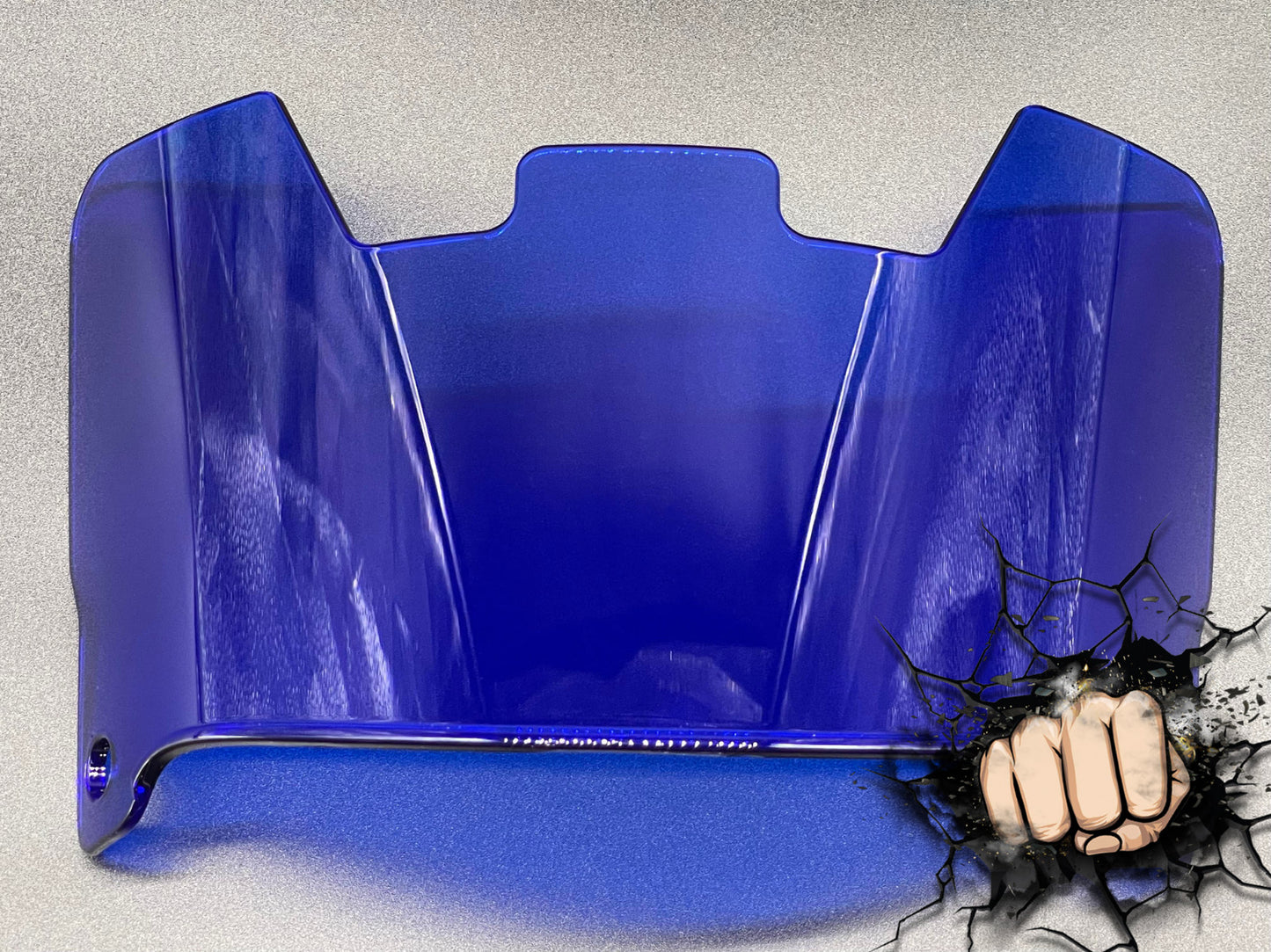 Clear Blue Full Size Helmet Visor Riddell Speed/Flex Compatible