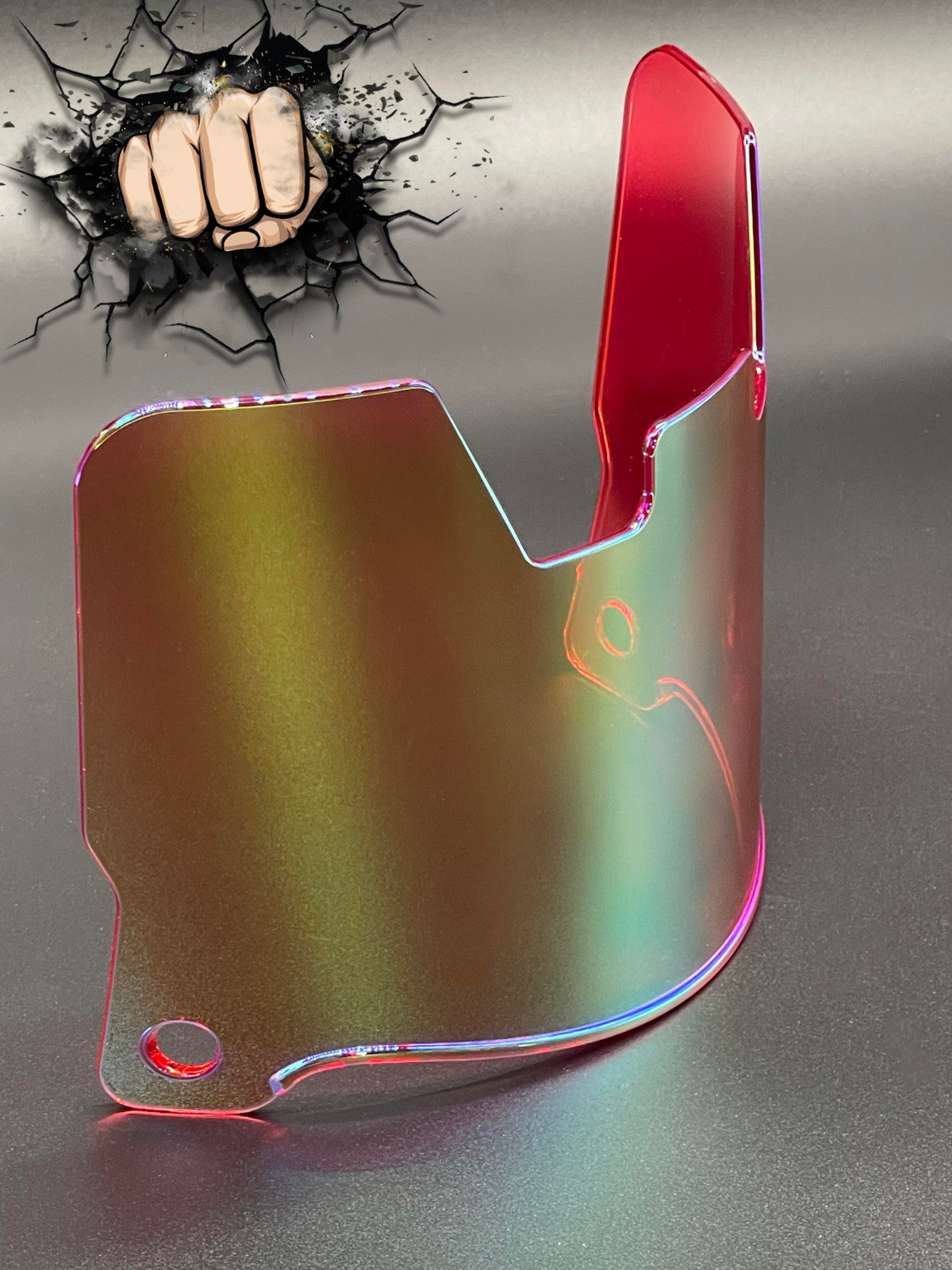 24k Pink Gold Chrome mirror Full Size Helmet Visor Replica/Speed/Flex Compatible