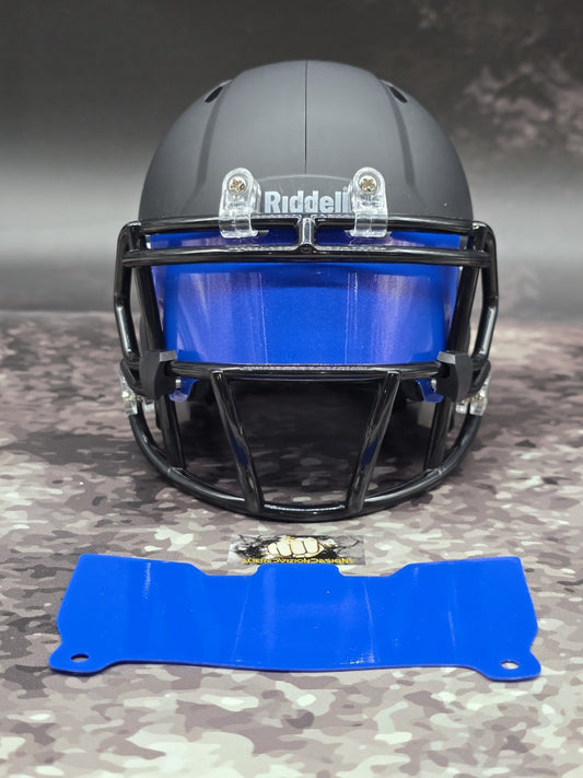 Custom Blue/Purple Mini Helmet Visor (Thin Flexi Style)  Riddell compatible