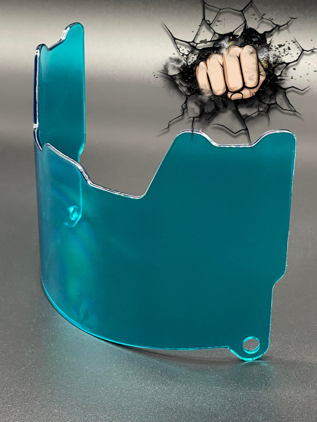Clear Aqua Teal Full Size Helmet Visor Replica/Speed/Flex Compatible